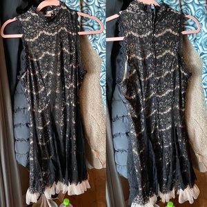 Black lace dress